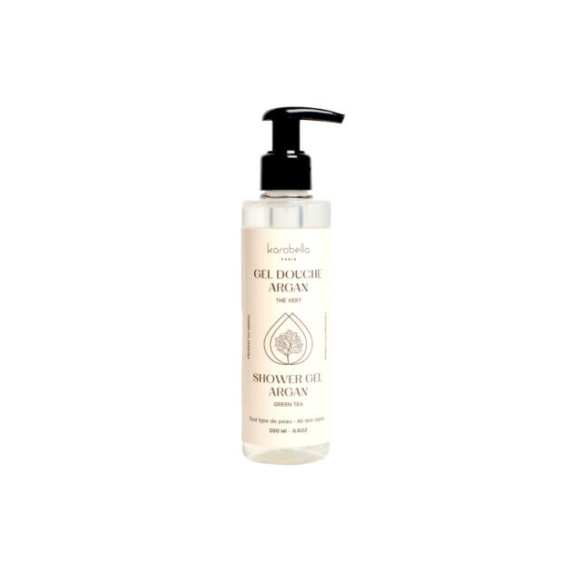 argan shower gel green tea